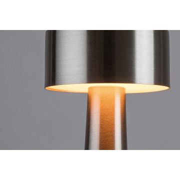 Lampă LED tactilă reîncărcabilă de masă Rabalux LED/2,7W/5V 1200mAh 3000/4000/6000K crom