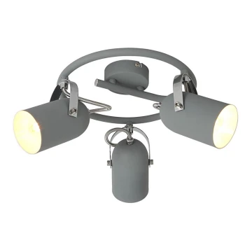 Lampă spot GRAY 3xE14/40W/230V