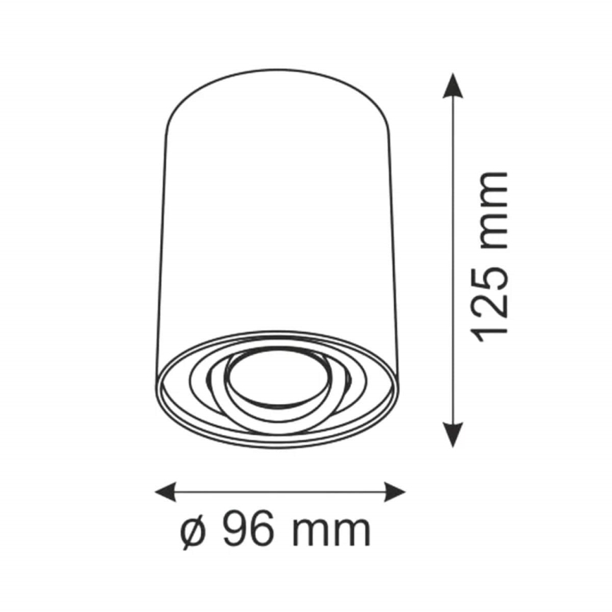 Lampă spot HADAR R1 1xGU10/10W/230V alb