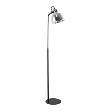 Lampadar 1xE27/11W/230V gri/neagră/aurie 