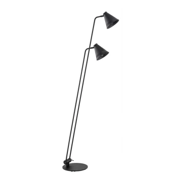 Lampadar AVALONE 2xE27/15W/230V negru Argon 7077