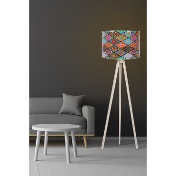 Lampadar AYD 1xE27/60W/230V multicolor/bej