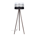 Lampadar CORAL 1xE27/60W/230V maro/negru/alb/crom