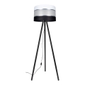 Lampadar CORAL 1xE27/60W/230V negru/alb/crom