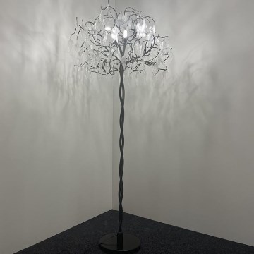 Lampadar de cristal 5xG9/40W/230V negru