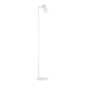 Lampadar DORIA 1xE27/15W/230V alb/alamă Argon 4258