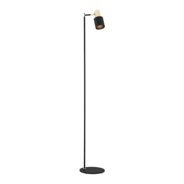 Lampadar DORIA 1xE27/15W/230V negru/alamă Argon 4259