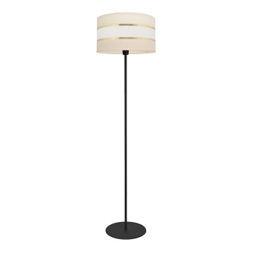 Lampadar HELEN 1xE27/60W/230V crem/negru/auriu