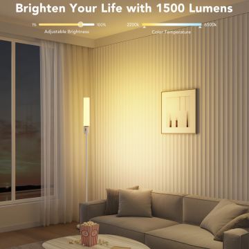 Lampadar LED dimabil Govee CYLINDER SMART RGBICWW 2200-6500K