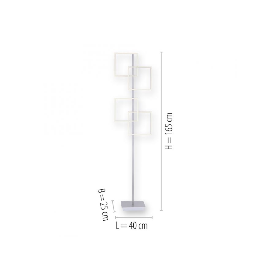 Lampadar LED dimabil INIGO 4xLED/8W/230V Paul Neuhaus 817-55 + telecomandă