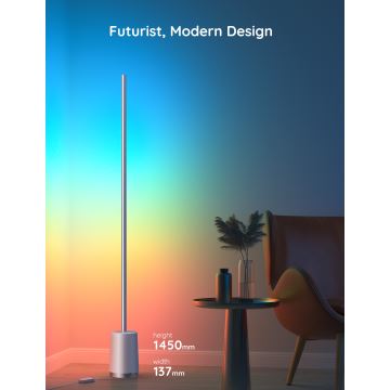 Lampadar LED Govee Lyra Smart RGBICWW 2200-6500K Wi-Fi + telecomandă