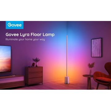 Lampadar LED Govee Lyra Smart RGBICWW 2200-6500K Wi-Fi + telecomandă