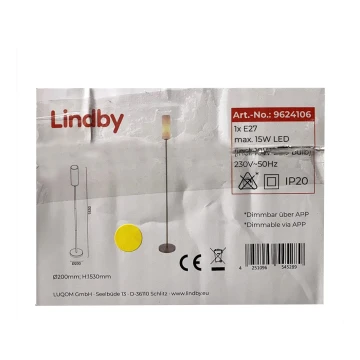 Lampadar LED RGB dimabil FELICE 1xE27/10W/230V Wi-Fi Lindby