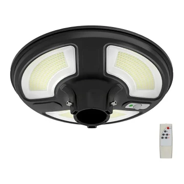 Lampadar LED stradal solar cu senzor LED/7,5W/3,2V 6500K IP65 + telecomandă