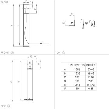 Lampadar 1xE27/40W/230V Eglo