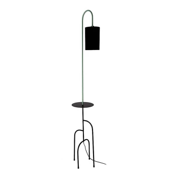 Lampadar RAVELLO 1xE14/40W/230V negru/turcoaz