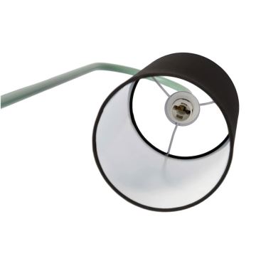 Lampadar RAVELLO 1xE14/40W/230V negru/turcoaz