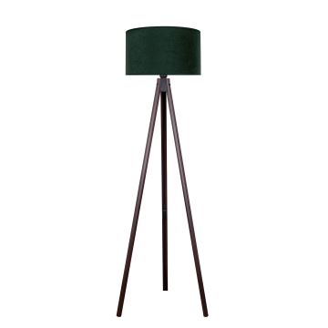 Lampadar VELVET 1xE27/60W/230V maro/verde Brilagi