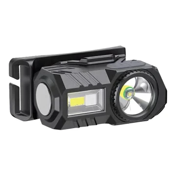 Lanternă frontală LED RGBW reîncărcabilă dimabilă USB LED/3W/5V IP43 190 lm 24 h