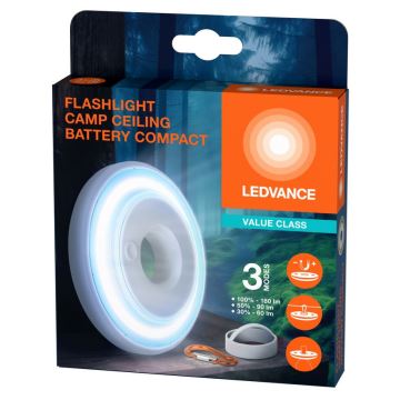 Lanternă LED dimabilă Ledvance FLASHLIGHT CAMP LED/2,2W/3xAAA