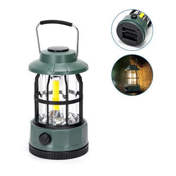 Lanternă LED dimabilă pentru drumeții Aigostar LED/3xAA verde 17,5 cm