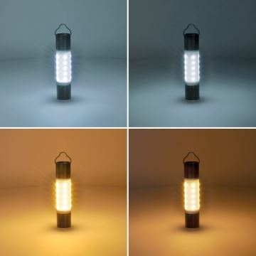 Lanternă LED reîncărcabilă de drumeție cu funcție de acumulator extern LED/1500 mAh 3,7V IP44