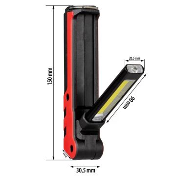 Lanternă LED reîncărcabilă de lucru LED/5W/5V 360 lm 4 h 2000 mAh