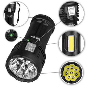 Lanternă LED reîncărcabilă dimabilă LED/5V IPX4 600 lm 4 h 1200 mAh