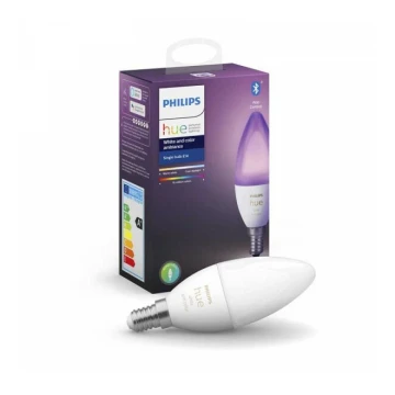 LED Bec dimmabil Philips Hue WHITE AND COLOR AMBIANCE B39 E14/5,3W/230V 2200K - 6500K