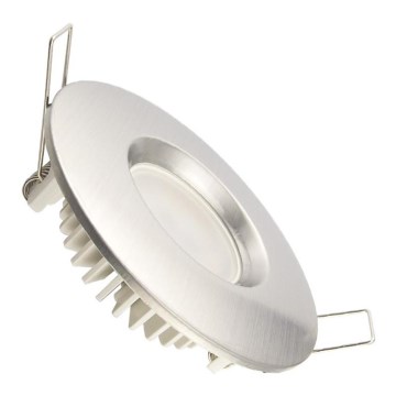 LED Lampă încastrată baie LED/7W/230V 4000K aringtiu IP44