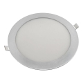 LED Lampa incastrata LED/18W/85V-265V argintiu