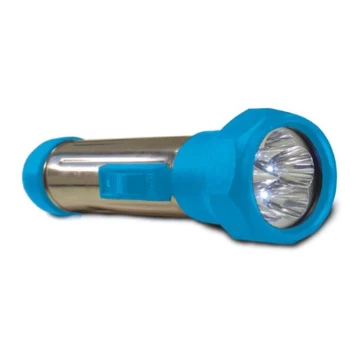 LED Lanternă LED/0,4W/2xD albastru