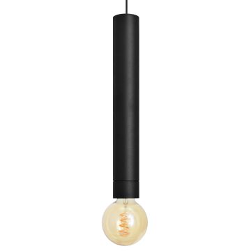 LED Lustră pe cablu TUBA 1xGU10/20W/230V neagră