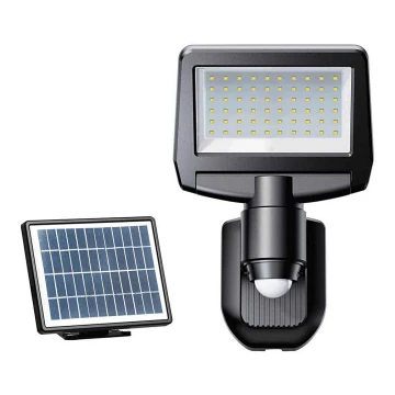 LED Proiector solar cu senzor TOMI LED/10W/7,4V IP44