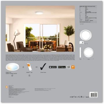 Ledvance - Lumină de plafon cu LED-uri Dimmer SMART + EYE LED/32W/230V Wi-Fi