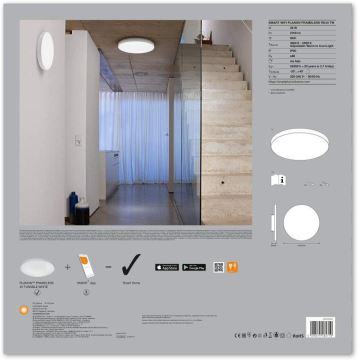 Ledvance - Lumină de plafon cu LED-uri Dimmer SMART + FRAMELESS LED/28W/230V Wi-Fi