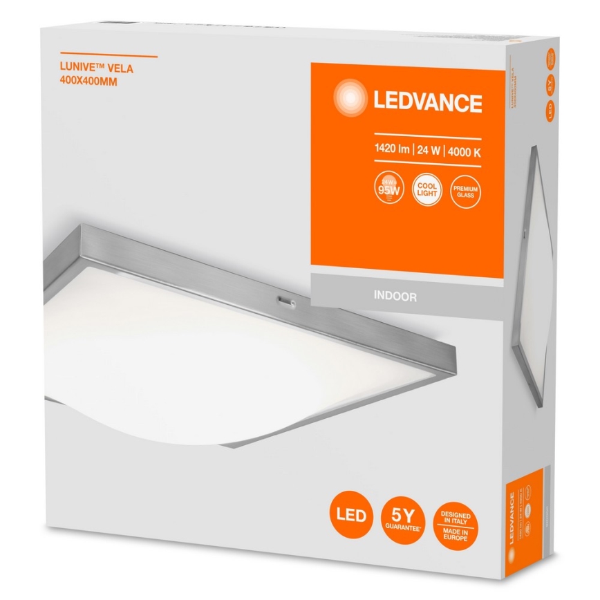 Ledvance - Plafonieră LED LUNIVE LED/24W/230V 40X40CM