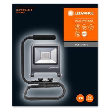 Ledvance - Proiector LED cu suport S-STAND LED/30W/230V IP65