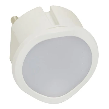 Legrand 50676 - LED Lampa de noapte in priza dimmabila PL9 LED/0,06W/230V alb