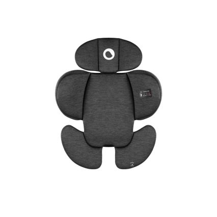 Lionelo - Scaun auto rotativ cu bază NAVY i-Size 40-150 cm negru/roșu