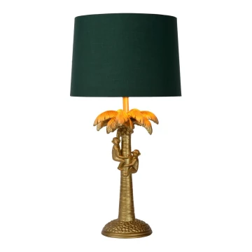 Lucide 10505/81/02 - Lampă de masă COCONUT 1xE27/40W/230V auriu/verde