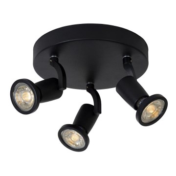 Lucide 11903/15/30 - Lampa spot LED JASTER-LED 3xGU10/5W/230V neagra