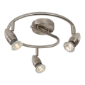 Lucide 13955/14/12 - Lampa spot LED CARO-LED 3xGU10/5W/230V crom