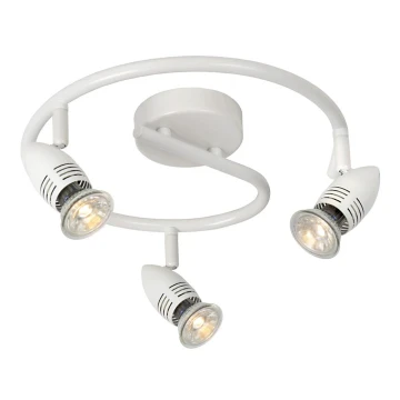 Lucide 13955/14/31 - Lampa spot LED CARO-LED 3xGU10/5W/230V alba