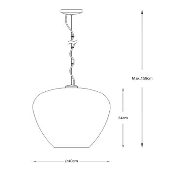 Lucide 70478/40/65 - Lustră pe cablu SOUFIAN 1xE27/60W/230V