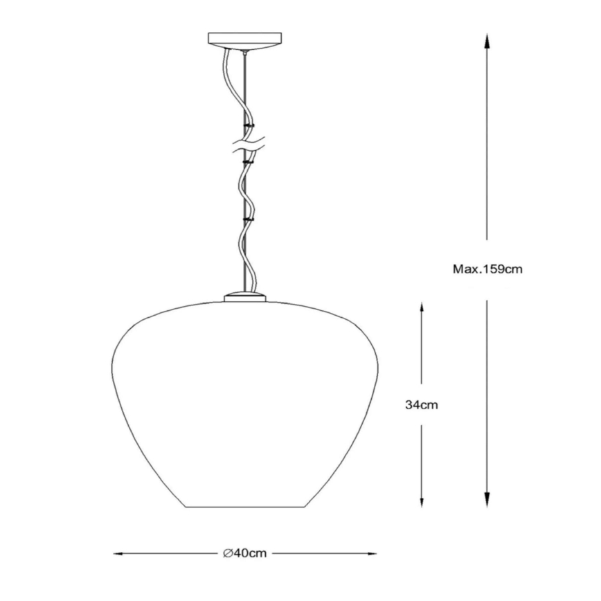 Lucide 70478/40/65 - Lustră pe cablu SOUFIAN 1xE27/60W/230V