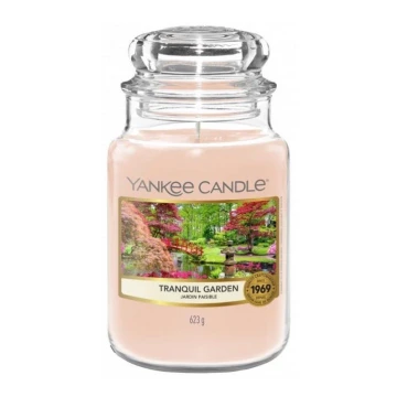 Lumânare parfumată TRANQUIL GARDEN mare 623g 110-150 de ore Yankee Candle