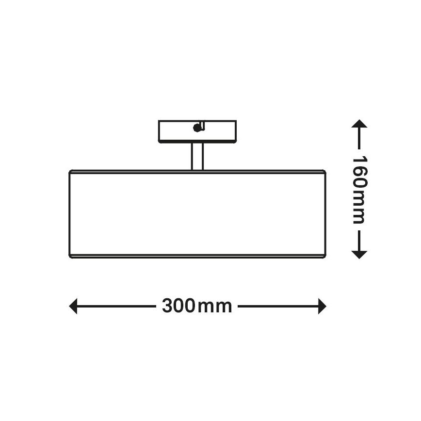 Lustră aplicată Brilo 3375-026 1xE27/40W/230V