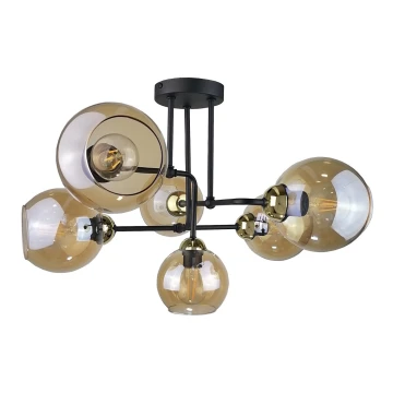 Lustră aplicată MONDE GOLD 6xE27/60W/230V