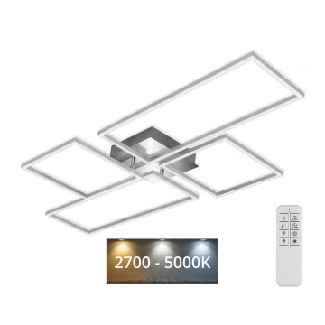 Lustră LED aplicată dimabilă Brilo 3170-018 FRAME LED/51W/230V 2700-5000K + telecomandă